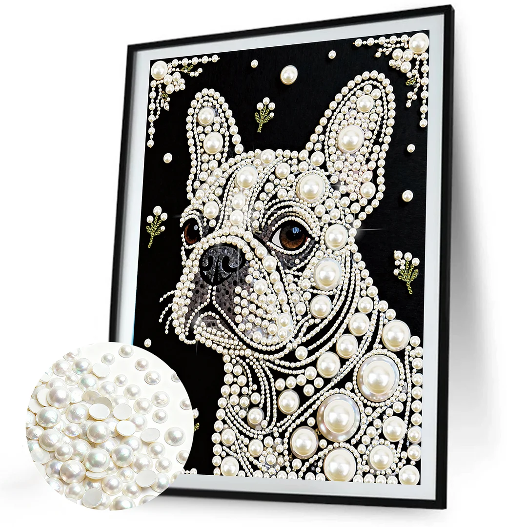 Puppy Special Shaped 5D DIY Partial Drill Diamond Painting Kit Home Art 30x40cm