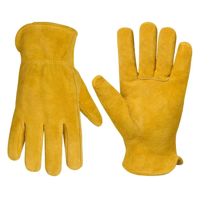 A2421 Cowhide High Temperature Welding Gloves Insulated Aluminum Foil Anti-Heat Gloves