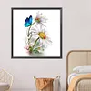 Butterfly Flower-Paint by Numbers Acrylic Painting 40*40CM