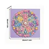 DIY Pre-Framed Mandala Button Art Canvas Kit