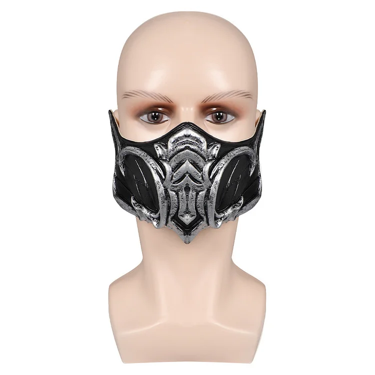Mortal Kombat Sub-Zero Cosplay Latex Masks Helmet Halloween Props
