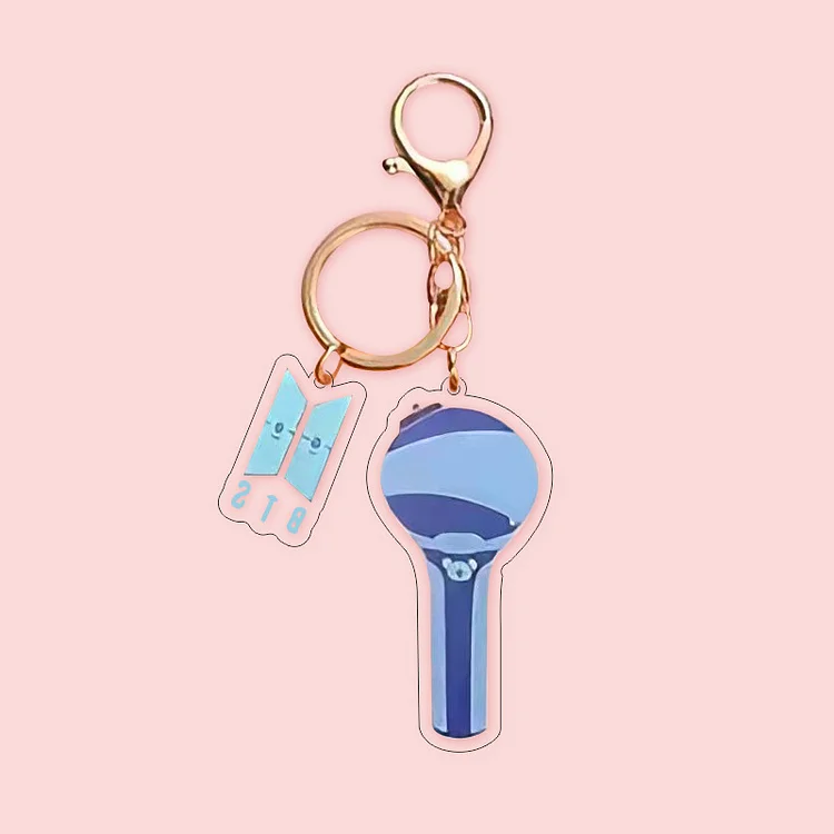 BT21 Microphone Cartton Keychain