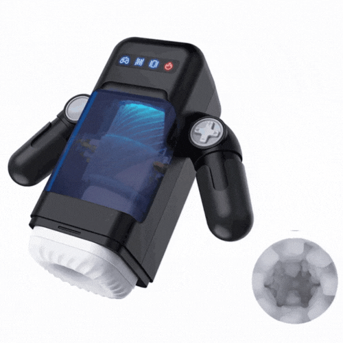 Classic Game Cup Telescopic Vibrating Heating Masturbator
