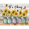 【SALE】Sunflower - 11CT Stamped 3 Strands Cross Stitch 50*40cm/19.69*15.75in