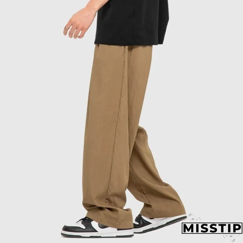 Simple Straight Leg Yamamoto Pants
