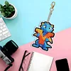 Diamond Painting Double Sided Dinosaur Letters Y Keychain Pendant
