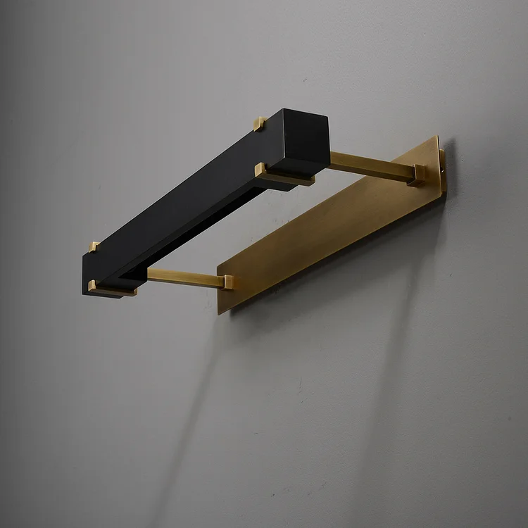 Black Rectangular Box Wall Sconce Vjlight