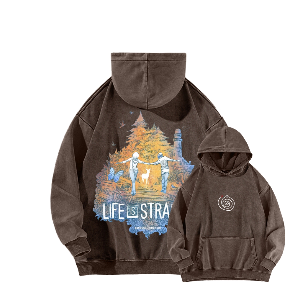 Life Is Strange Unisex Washed Hoodie 2601014451