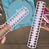 3pcs Cross Stitch Row Line Board PC 37-Hole Winding Board for DIY Sewing Storage