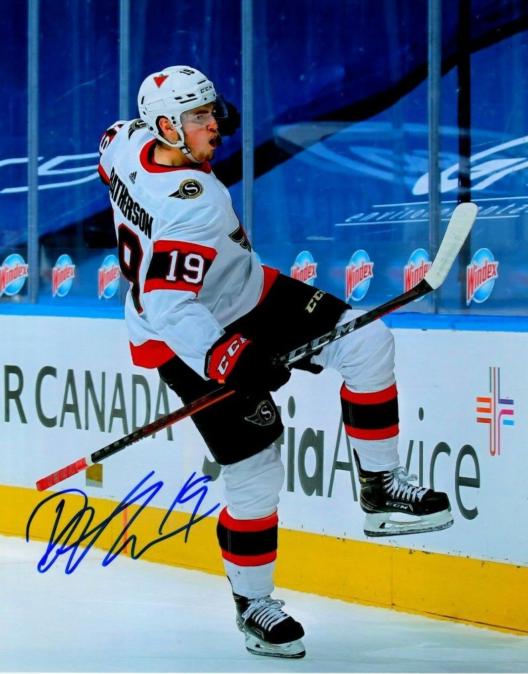 DRAKE BATHERSON autographed SIGNED OTTAWA SENATORS 8X10 Goal