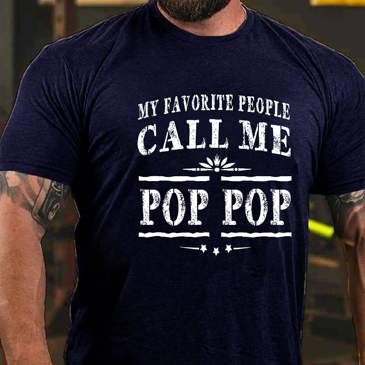 Pop Pop Gifts Grandpa Fathers Day T-shirt