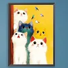 (US Local)Cats-Paint By Numbers Kit(30x40cm)