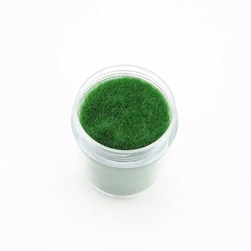 Oocharger Grass Cashmere Powder Green Fake Grass Fairy Garden Miniatures Clay Diy Artificial Sand