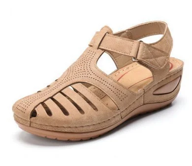 Breakj Breakj Women's Slopes And Thick-Soled Casual Sandals Women's Slopes And Thick-Soled Magic Stick Ladies Beach Sandals