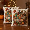 Pumpkin Pillow Cover Kit with Pattern 11CT Stamped Cross Stitch Pillowcase 45*45cm