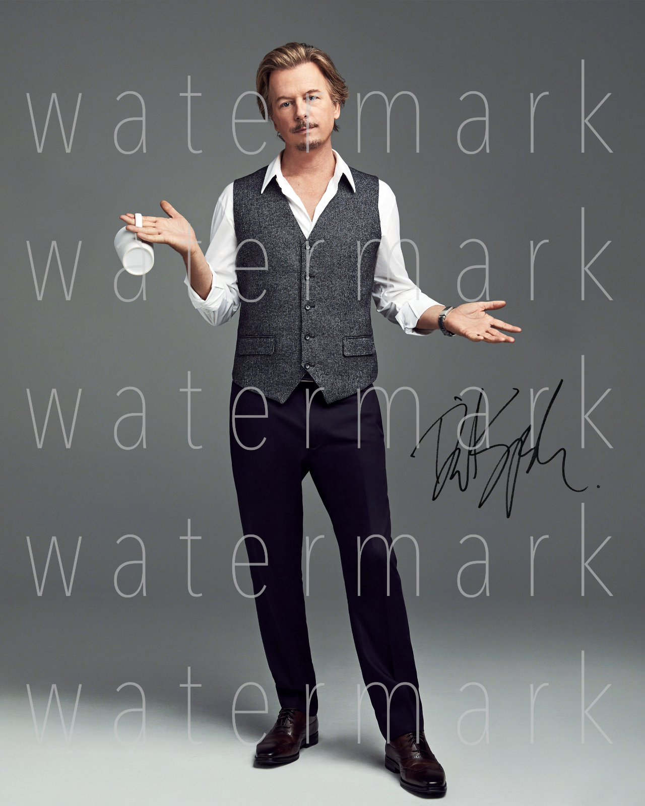 David Spade signed 8X10 inch print Photo Poster painting poster autograph picture RP