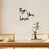 Love You Bye Wood Sign Wall Art Express Love and Warm for Your Family Lovers
