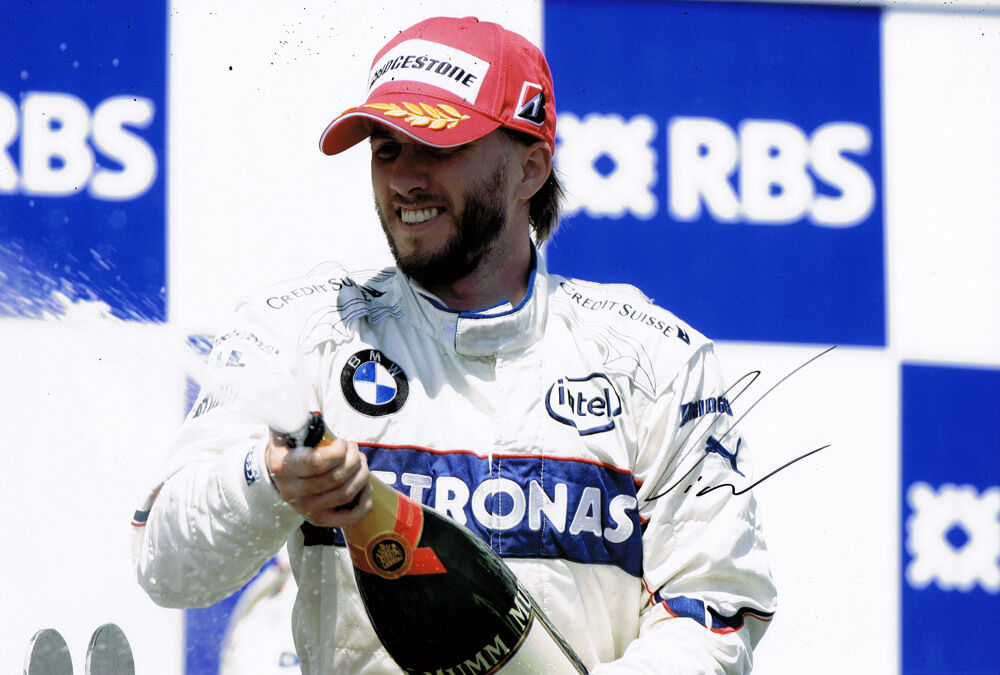 Nick Heidfeld of F1 BMV Sauber SIGNED Autograph 12x8 Photo Poster painting AFTAL COA Grand Prix