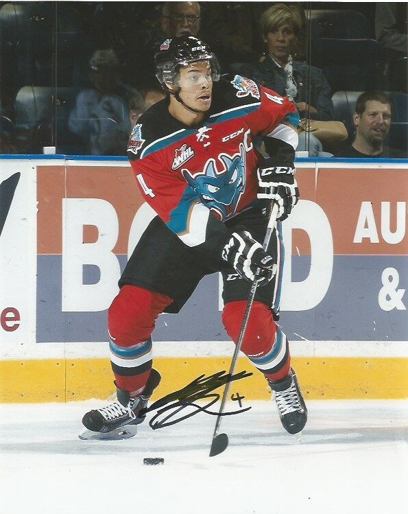 Kelowna Rockets Madison Bowey Signed Autographed 8x10 Photo Poster painting COA