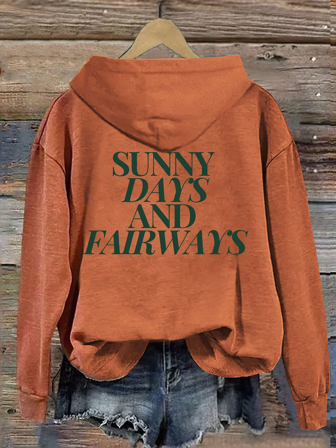 Sunny Days And Fairways Golf Hoodie