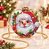 DIY Santa Claus Diamond painting hand bag
