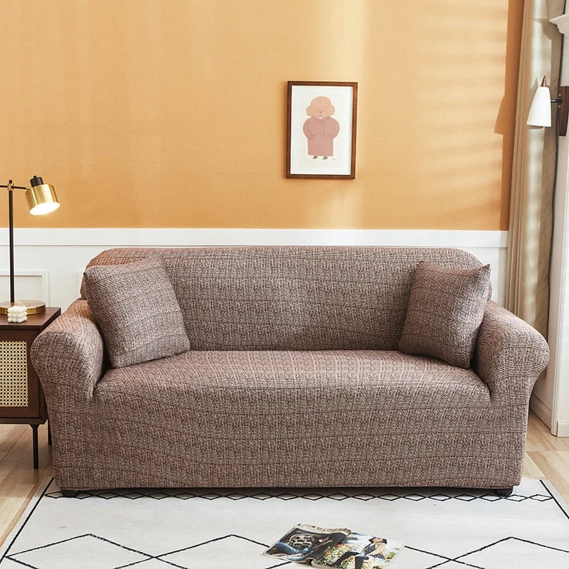 Nordic Floral Stretch Elastic Sectional Seat Sofa Cover Set Chaise Long Couch Slip Cover Armchair L Shape Case for Living Room