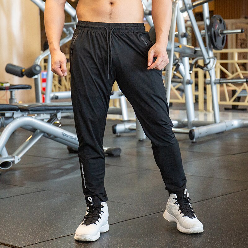 Men's Sweatpants Fitness Trousers Running Sports Training Pants Quick-drying Breathable Stretch Freedom