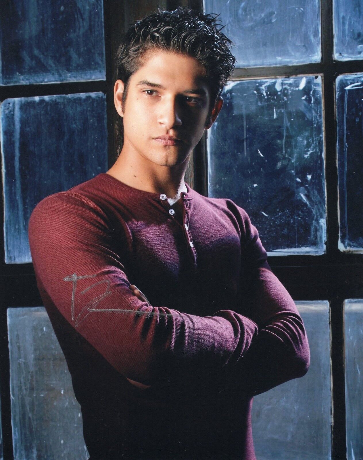 Tyler Posey Teen Wolf TV Show Scott McCall Vertical Signed 8x10 Photo Poster painting w/COA