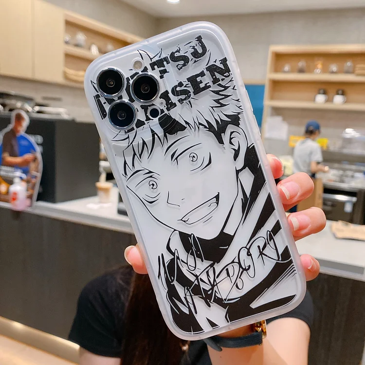 Jujutsu Kaisen Gojo Satoru Itadori Yuji Anime Phone Case For Iphone weebmemes
