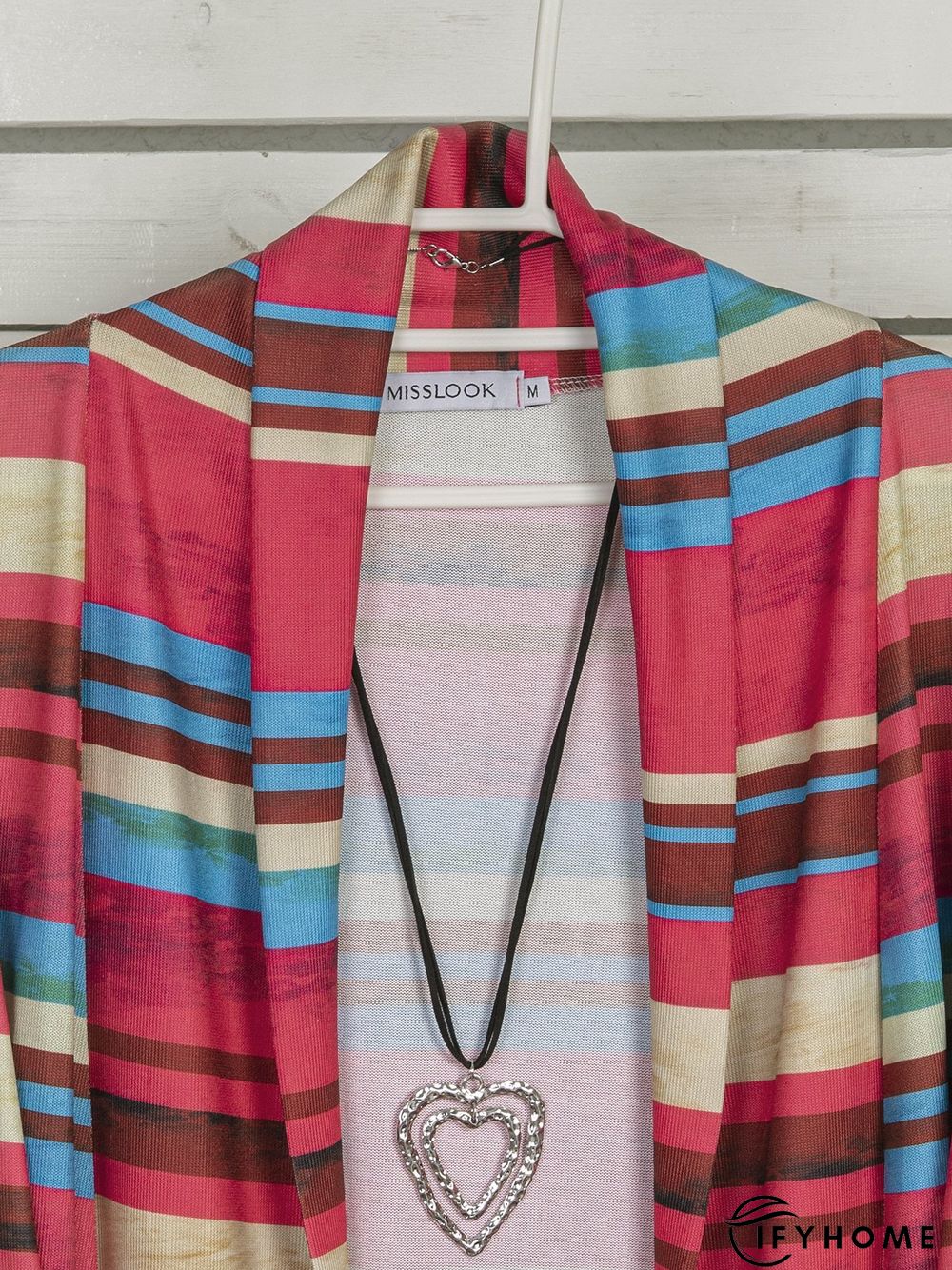 Long Sleeve Color-Block Cotton-Blend Casual Knit coat | IFYHOME