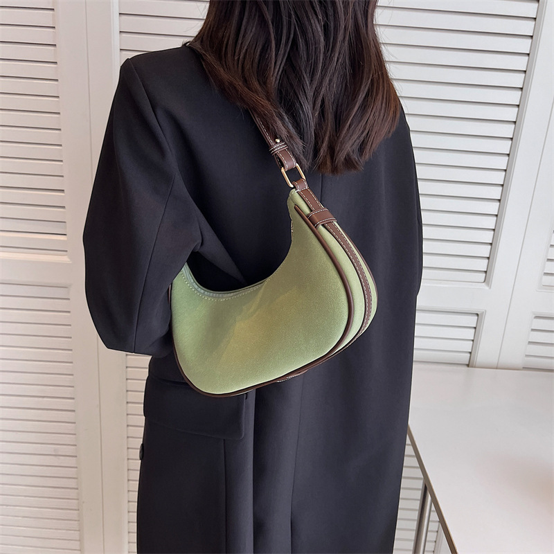 Scrub Solid Color Premium Textured Women's Bag