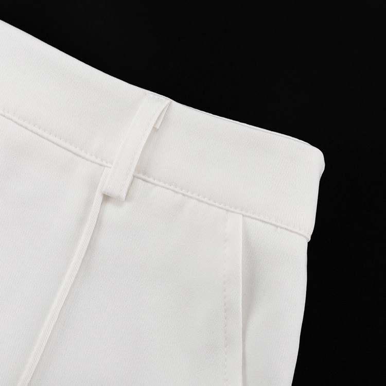 Ootddress White High Waist Patchwork Long Skirt For Women Loose Casual Pocket Elegant Solid Fashion Summer 2025 Female Maxi Skirt
