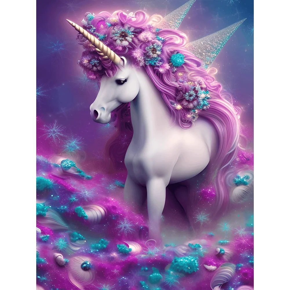 5D DIY Diamond Art Fantasy Unicorn Diamond Painting Full Square