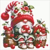 (US Only)Gnome Design DIY Bead Embroidery Kit 40x39cm 9CT Cross Stitch Kit for Home Decor