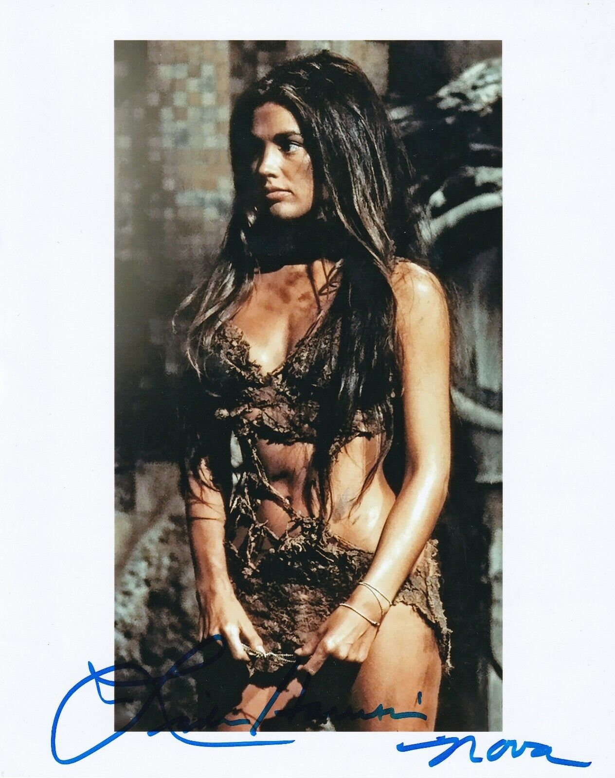 Linda Harrison REAL hand SIGNED Planet Of The Apes Movie Photo Poster painting #2 COA