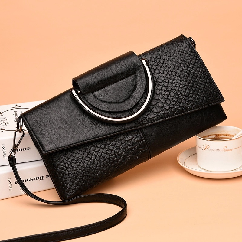 Women’s Large Pu Leather Solid Color Streetwear Square Magnetic Buckle Shoulder Bag Handbag Crossbody Bag