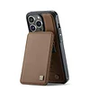 Double Magnetic Card holder For IPhone Case, Back Cover Anti-Fall Protective Case, Leather Card Holder