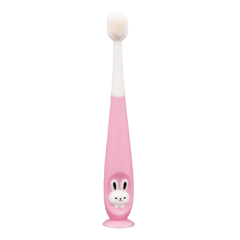 Children’s Hair Toothbrush Cartoon Rabbit Soft Hair Toothbrush 1-12 Years Old Baby Soft Hair Oral Cleaning Toothbrush Box