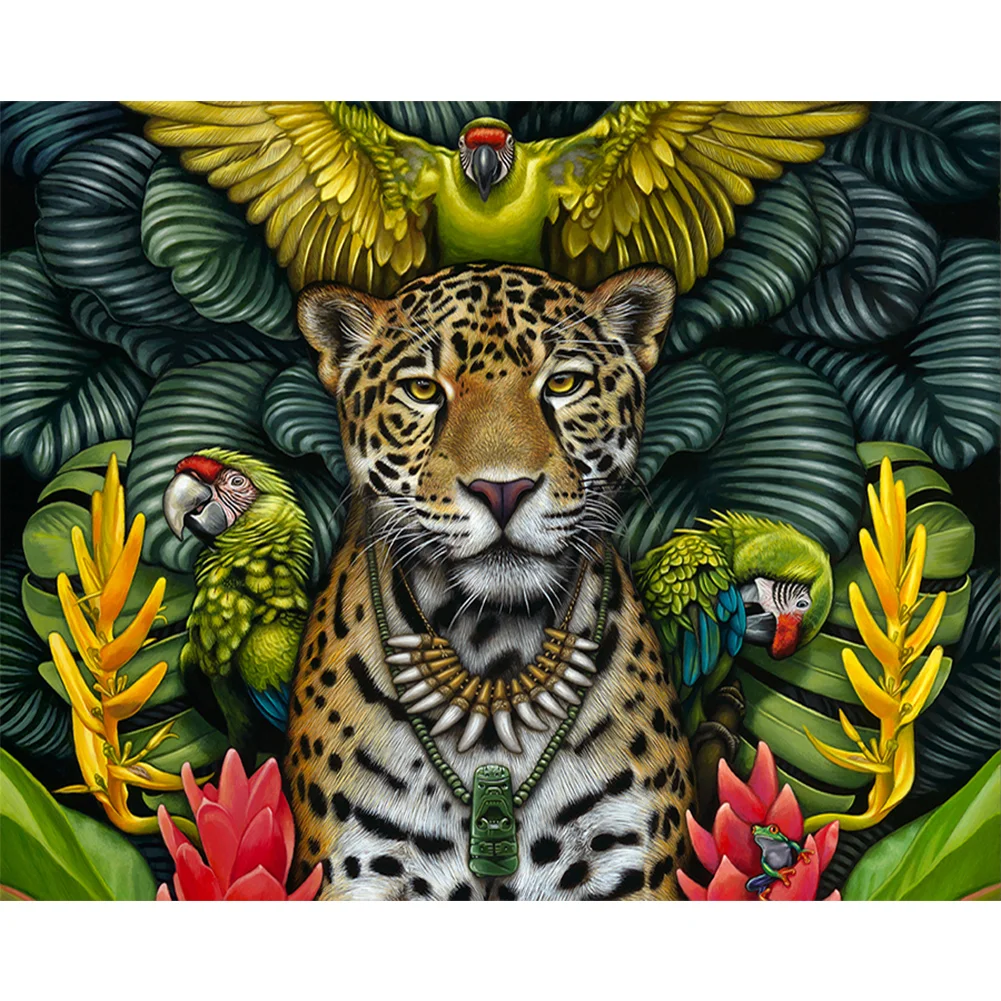 Full Round Diamond Painting - Leopard(60*50cm)