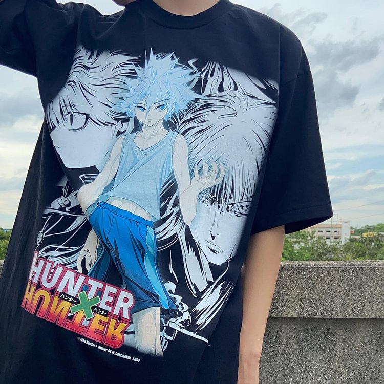 Pure Cotton Hunter X Hunter Killua Zoldyck Aesthetic T-shirt weebmemes