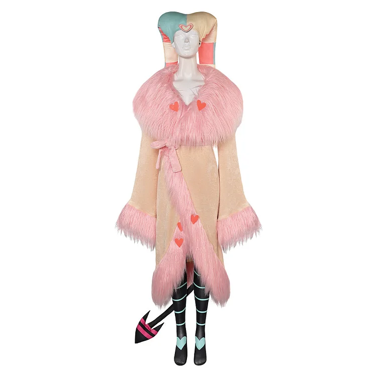Helluva Boss 2 (2024) Fizzarolli Pink Pajamas Nightgown Sleepwear Robe Outfits Cosplay Costume Halloween Carnival Suit