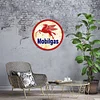 Mobilgas Gas Station - Round Metal Tin Signs(12*12Inch) - Garage