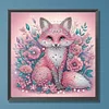 DIY Partial Special Shaped Drill Diamond Painting-Fox