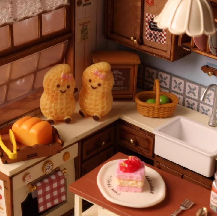 Mini JC Smile Peanut DIY Resin Charm