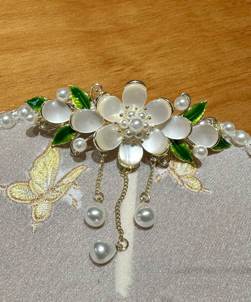 VCSHOES Colorblock Alloy Lily Of The Valley Pearl Tassel Hairpin