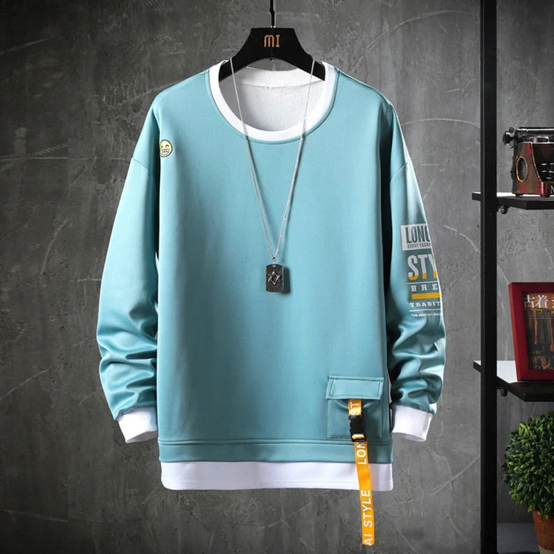 2021 Solid Color Sweatshirt Men Hoodies Spring Autumn Hoody Casual Streetwear Clothes