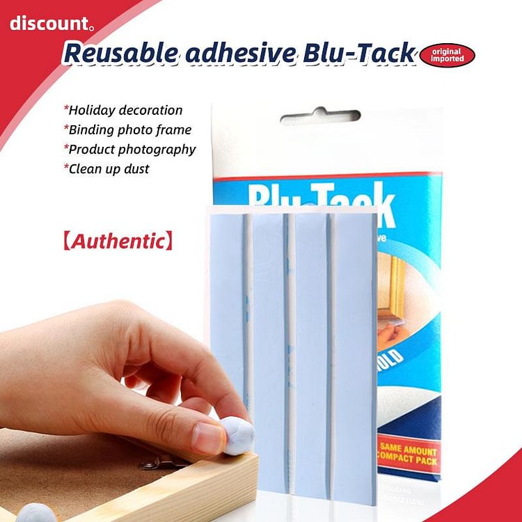 Reusable Adhesive Blu-Tack (4 Strips / Pcs)