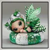Diamond Painting -DIY Round Drill Doll with Large Eyes