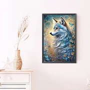 Arctic Fox - Full Round - Diamond Painting (40*60cm)