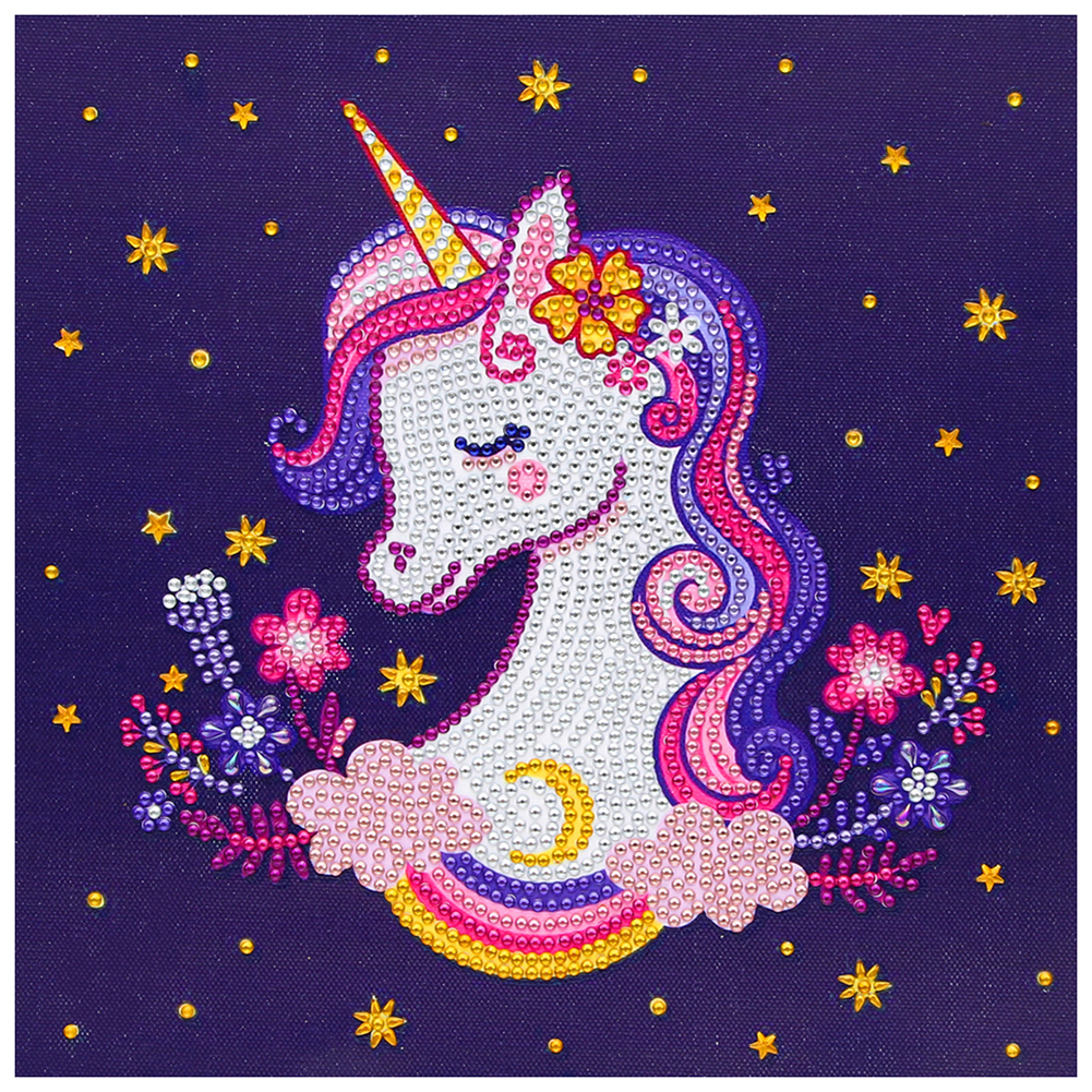 

Horn Horse - Special Shaped Diamond Painting - 30*30CM, 501 Original